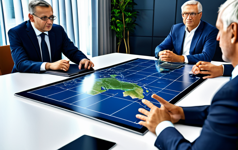 Image Prompt 1: Global Energy Strategy Meeting**